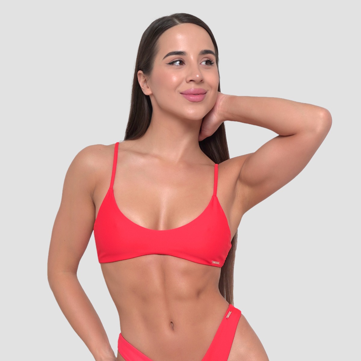 Maillot de bain deux pièces pour femmes HAWAII Rouge - GymBeam