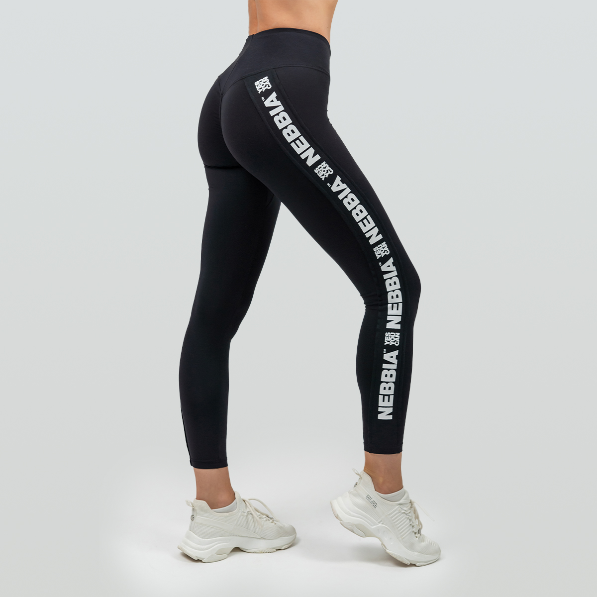 Women‘s ICONIC High Waist Leggings Black - NEBBIA