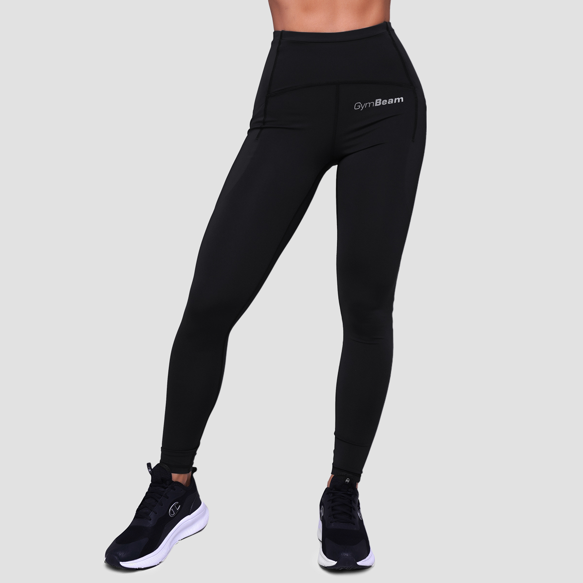 Legging de course Pulse pour femmes – Noir – GymBeam