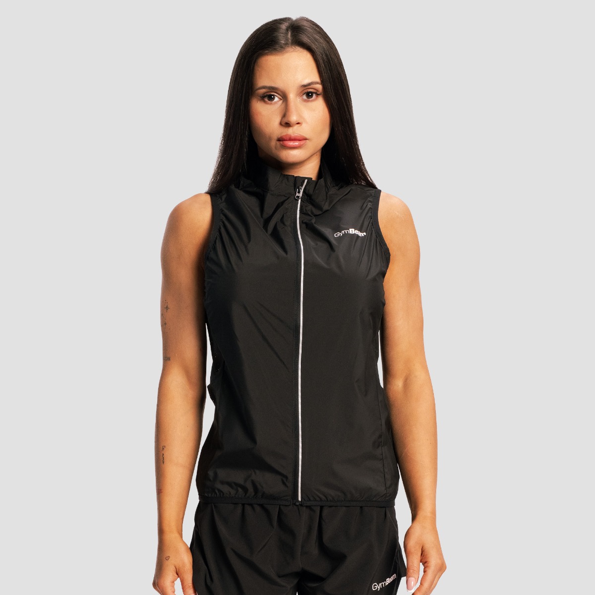 Women's Pulse X Running Gillet Black - GymBeam