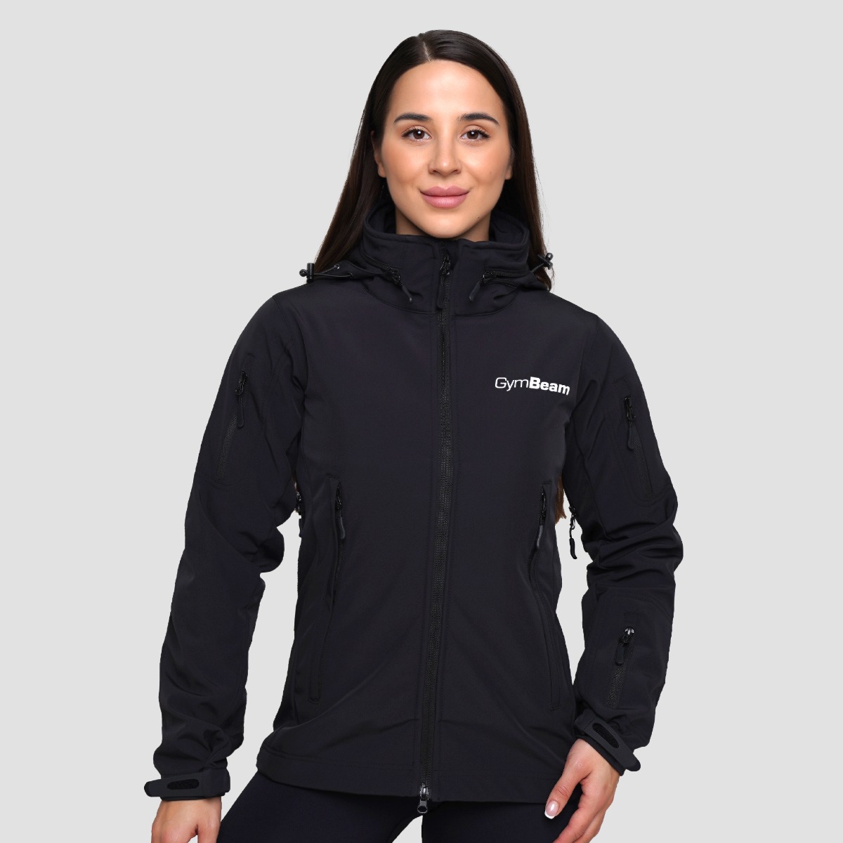 Veste Softshell Femme – Noir – GymBeam