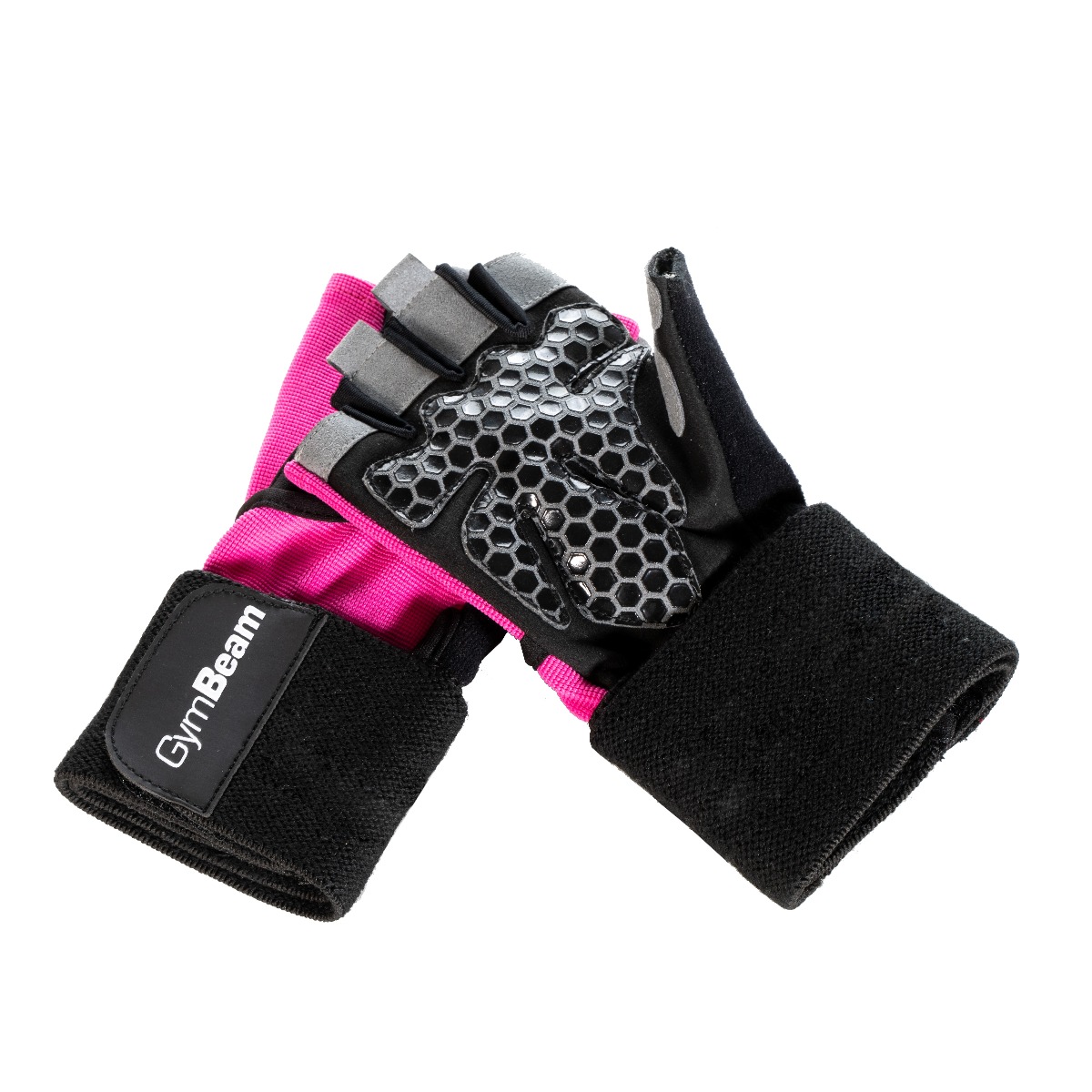 Gants de sport pour femmes, modèle Guard, couleur rose - GymBeam.