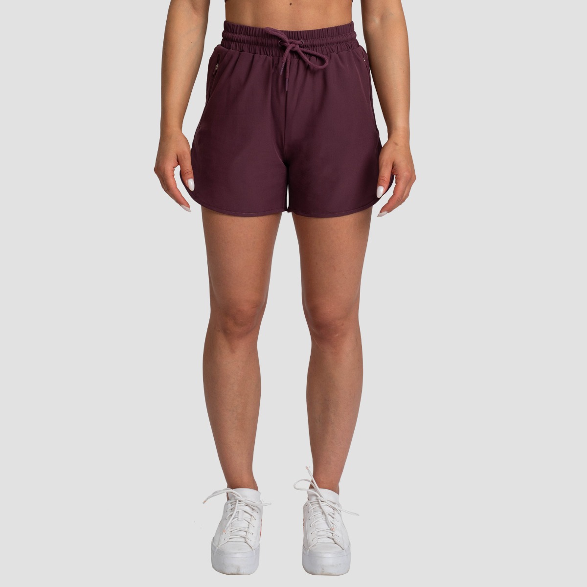Shorts de sport TRN pour femmes – Eggplant – GymBeam.