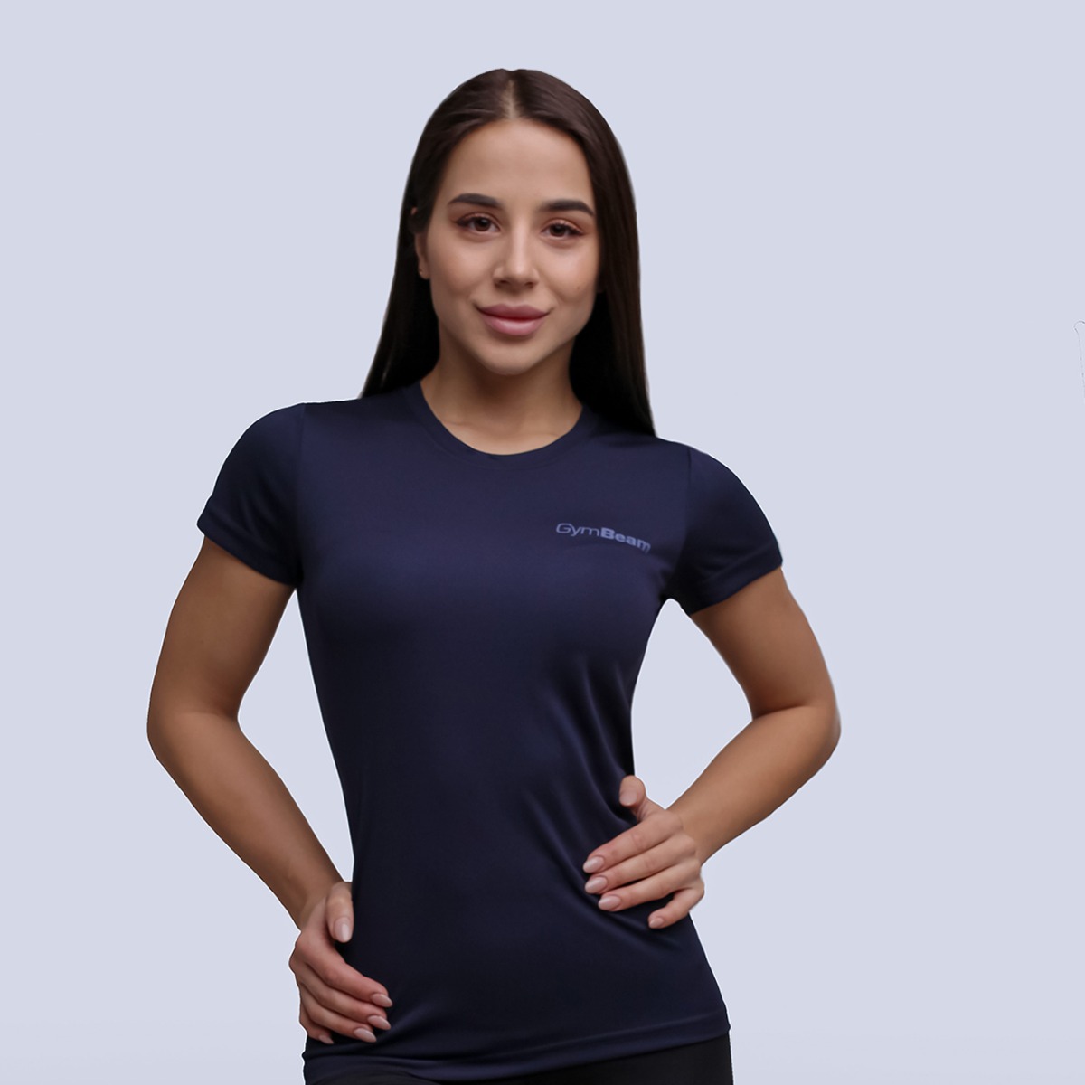 T-shirt pour femmes TRN, couleur marine – GymBeam.