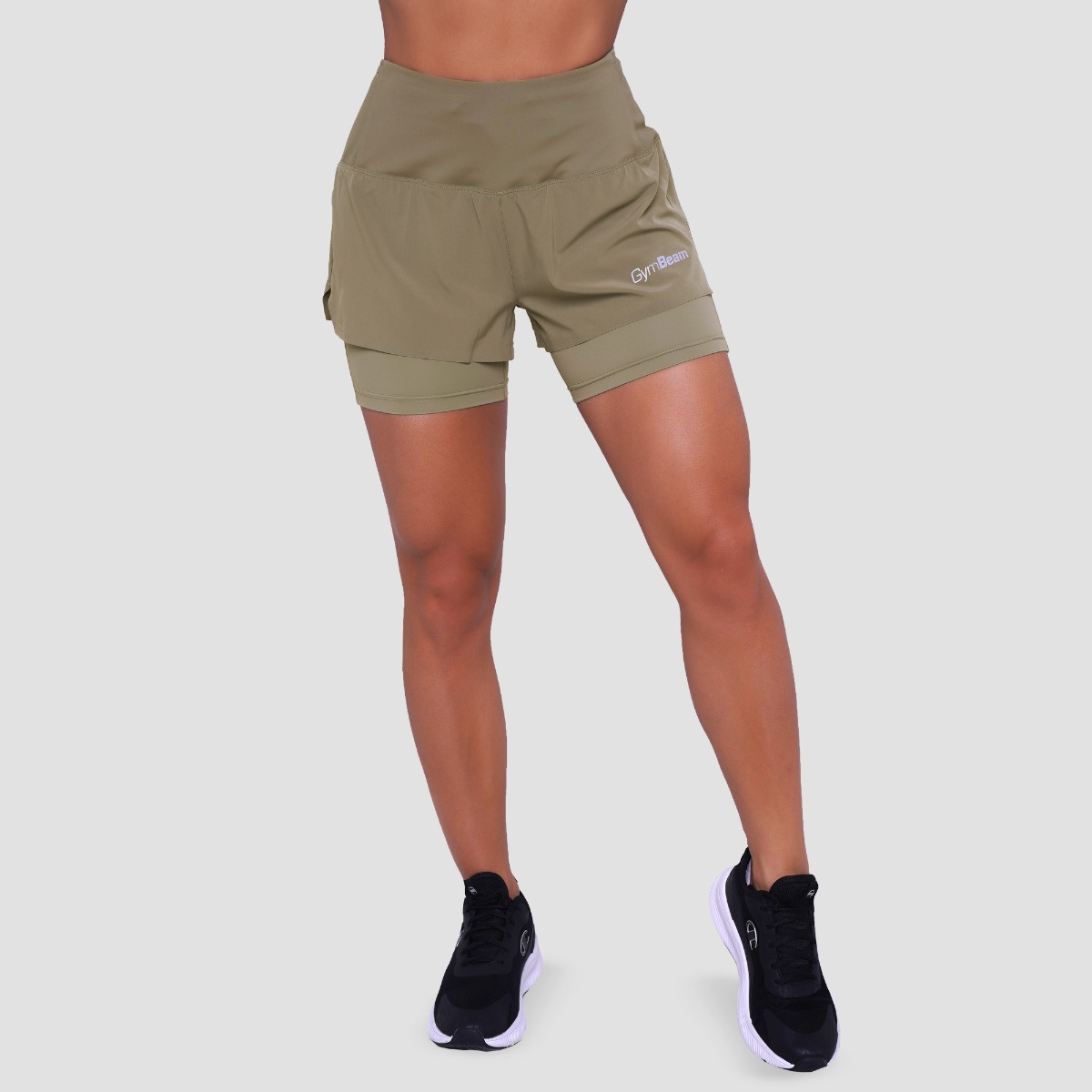 Shorts de course femme 2 en 1 Vetiver - GymBeam.