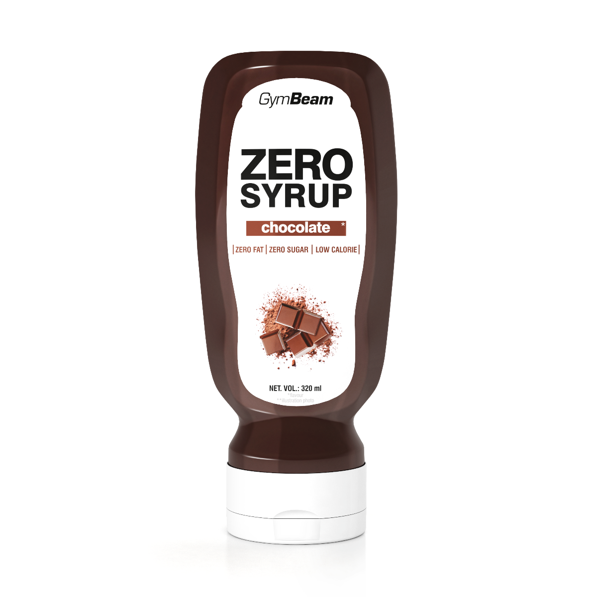 ZERO SYRUP Chocolat - GymBeam