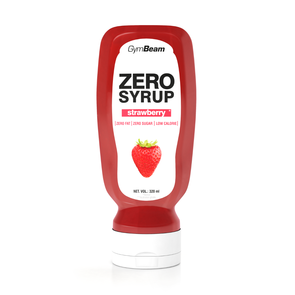 ZERO SYRUP Fraise - GymBeam