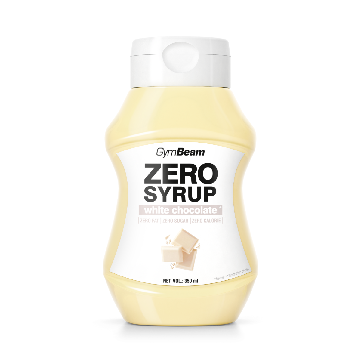 ZERO SYRUP Chocolat Blanc – GymBeam