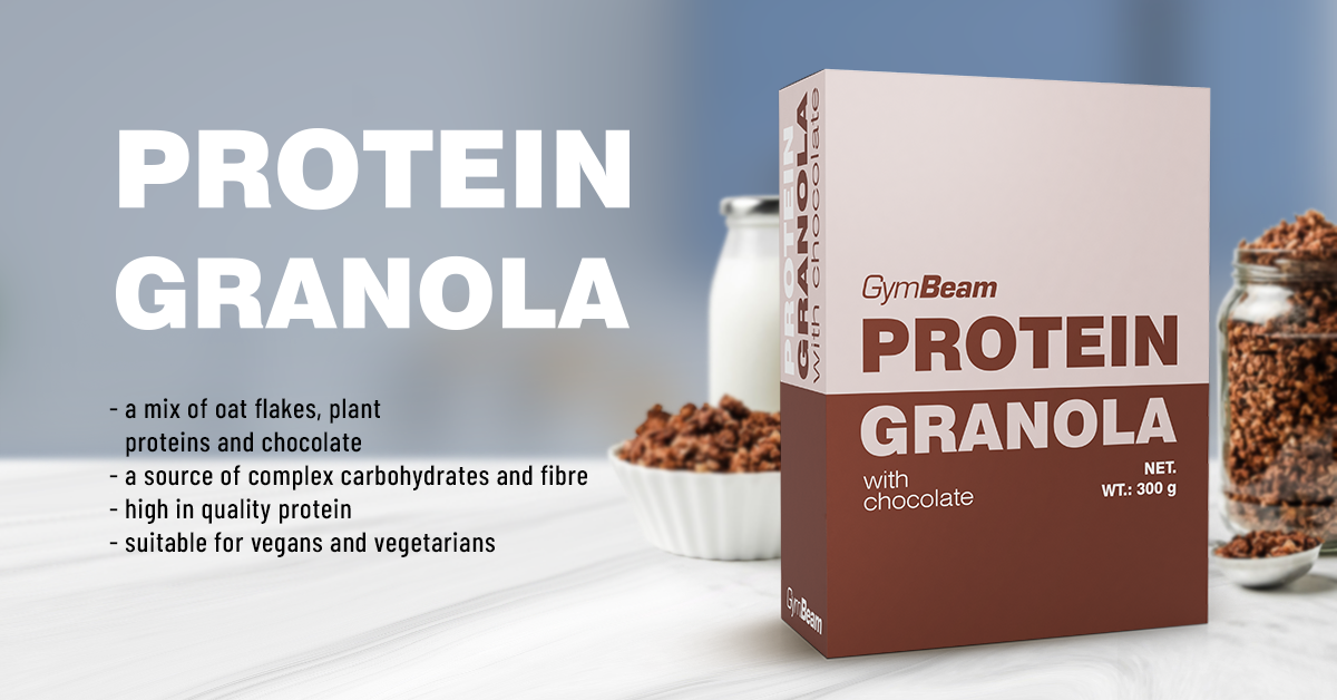 Granola protéinée au chocolat - Gymbeam
