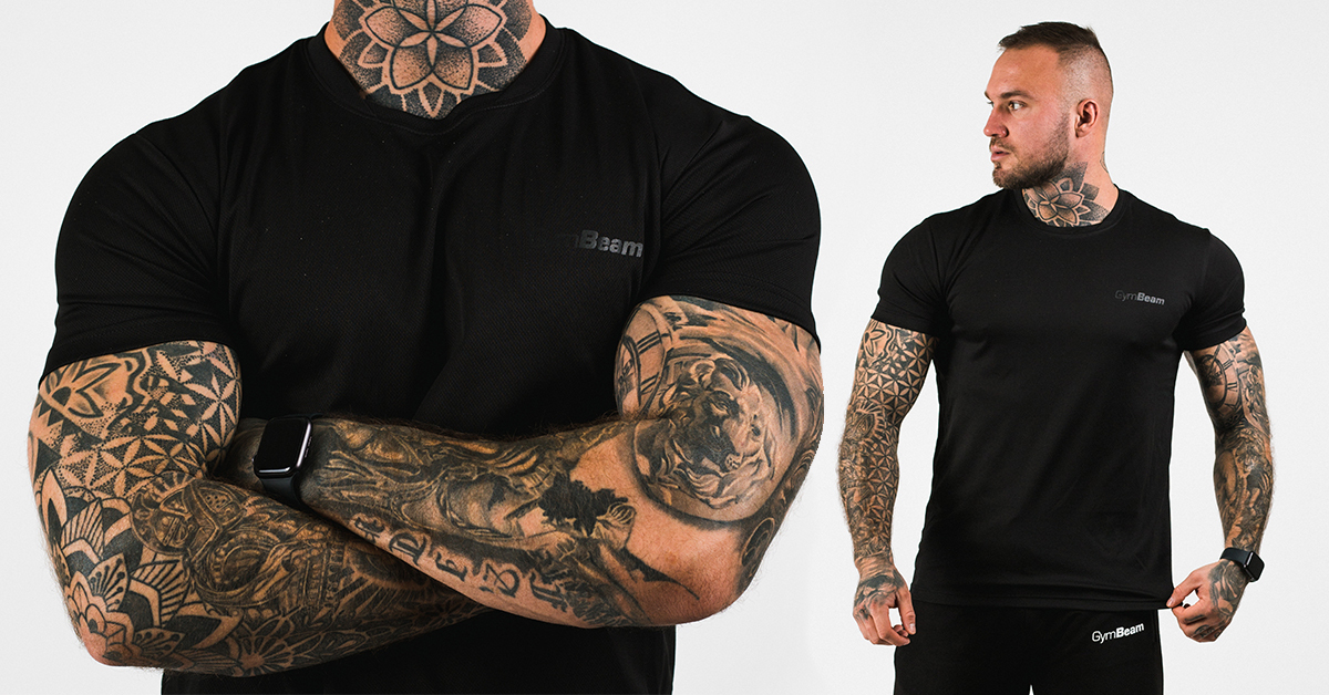 Men‘s TRN T-Shirt 3Pack Black - GymBeam