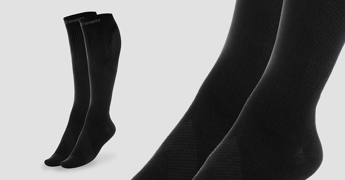 Chaussettes de compression Black - GymBeam