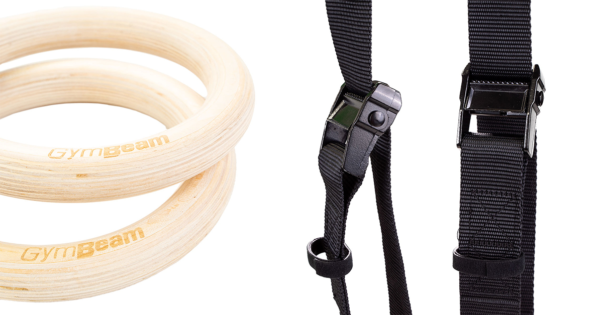 Anneaux de gymnastique Crossfit - GymBeam