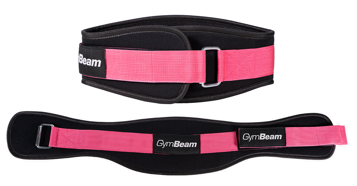 LIFT Ceinture de fitness en néoprène Noir & Rose - GymBeam